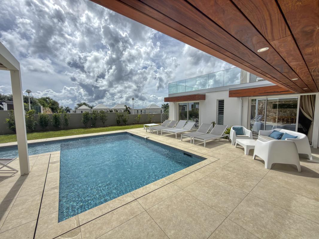 8.Location Villa piscine vue mer St François Guadeloupe_Piscine